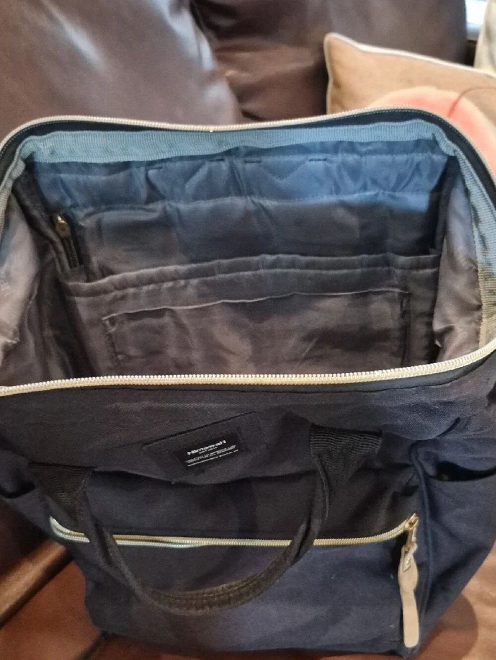 Black Canvas Backpack  Classic Everyday Bag